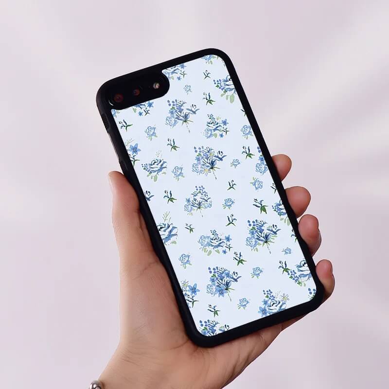 Blue Flowers iPhone Case