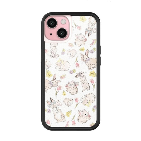 Bunnies in Bonnets iPhone Case