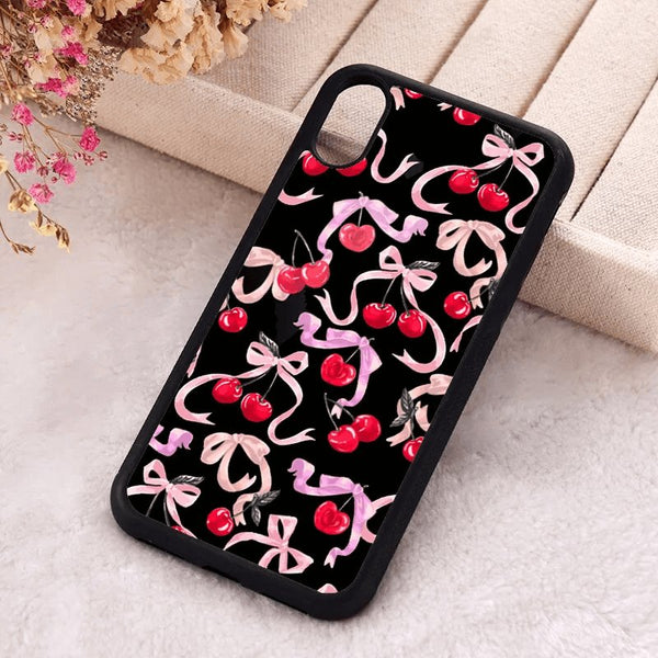 Cherry Bow iPhone Case