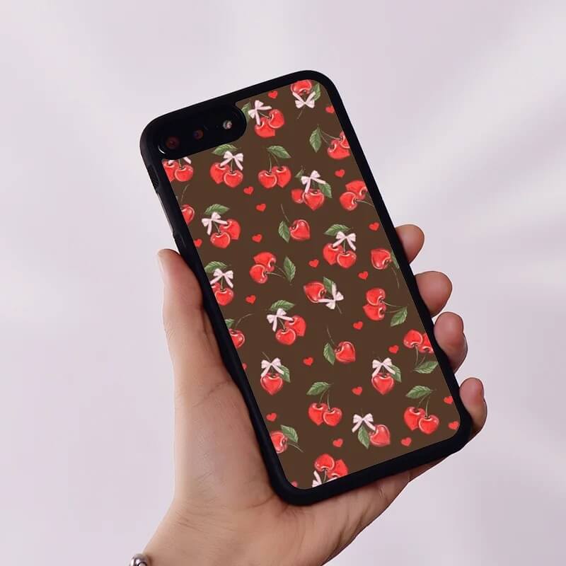 Chocolate Cherries iPhone Case