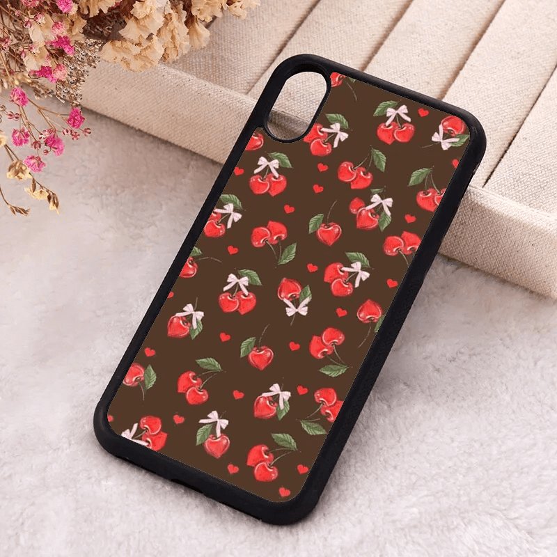 Chocolate Cherries iPhone Case