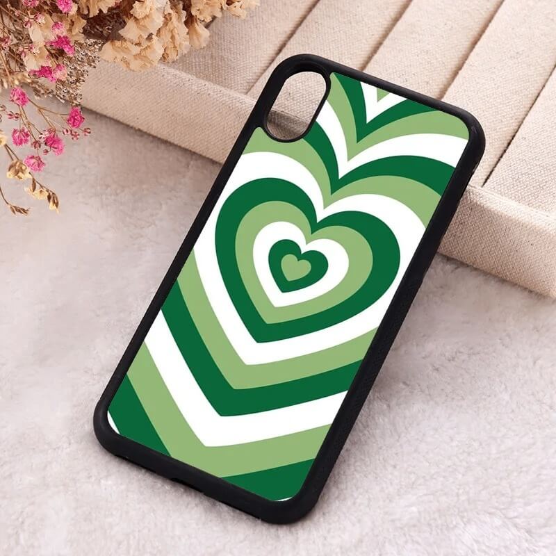 Green Latte Love iPhone Case