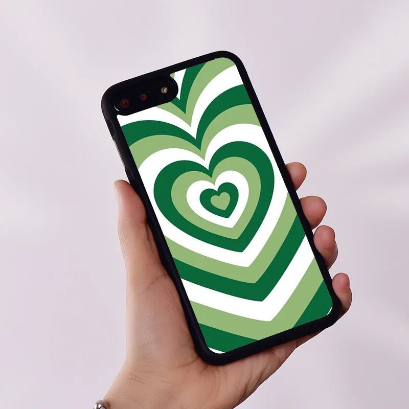 Green Latte Love iPhone Case