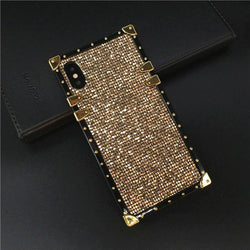 iPhone Case with Bee & Strap "Pyrite"