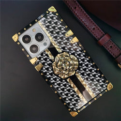 iPhone Case with Ring "Black & Gold" Model 6