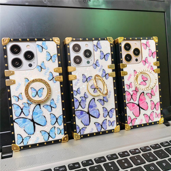 iPhone Case with Ring "Butterfly" Collection