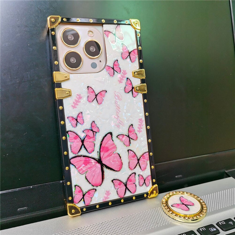 iPhone Case with Ring "Butterfly" Collection