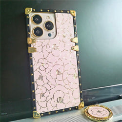 iPhone Case with Ring "Gold Rose' Collection