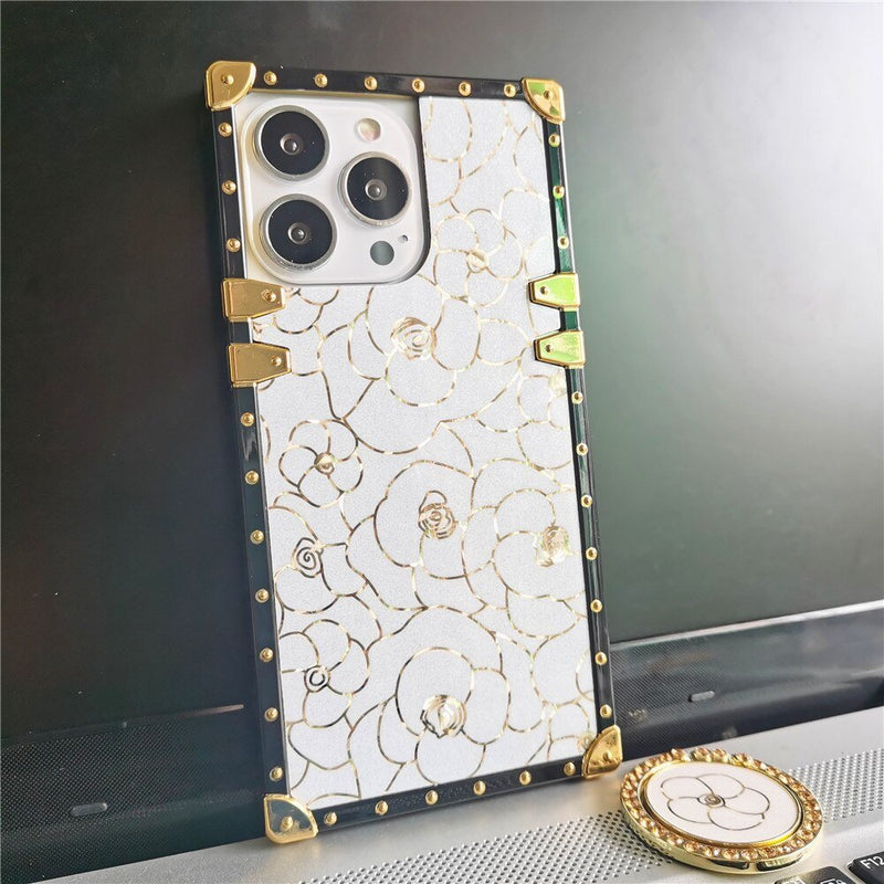 iPhone Case with Ring "Gold Rose' Collection