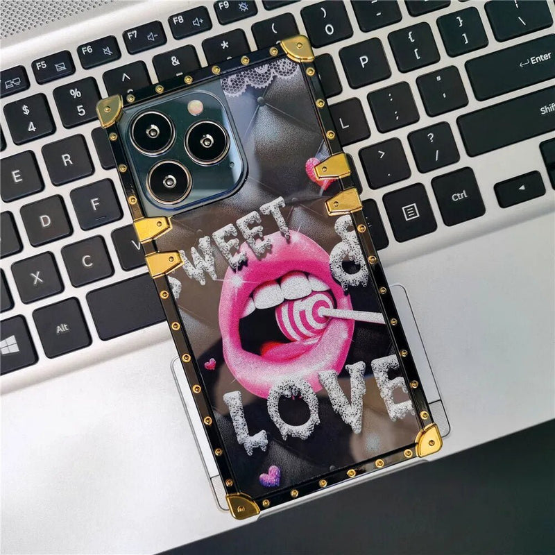 iPhone Case with Ring "Lollipop"