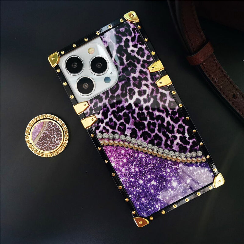 iPhone Case with Ring "Perl" collection-model 1