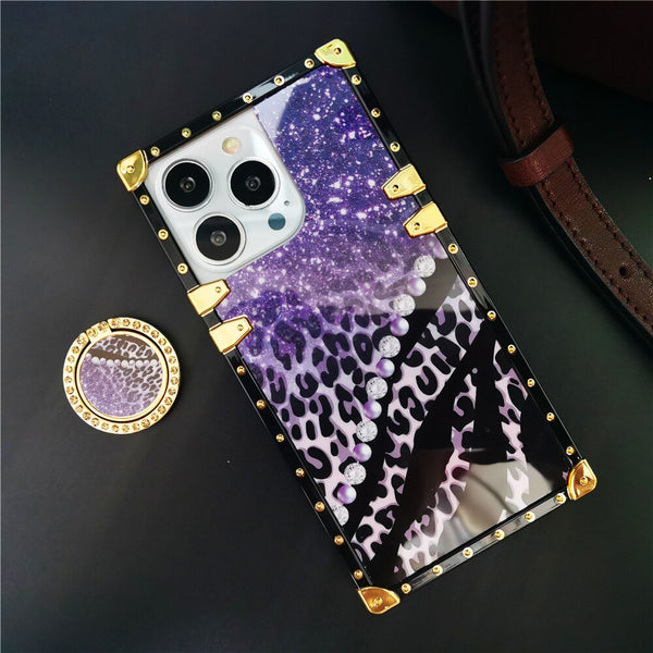 iPhone Case with Ring "Perl" collection-model 3