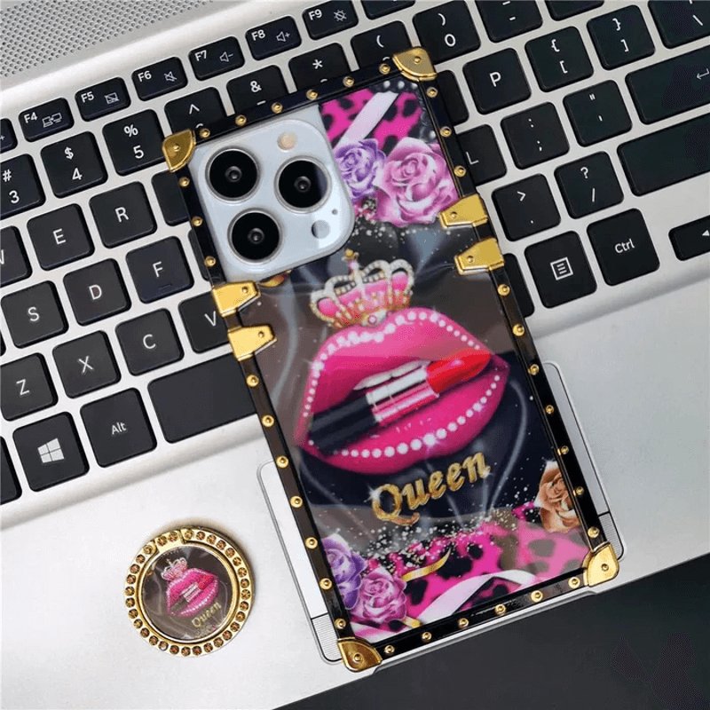 iPhone Case with Ring "Queen"