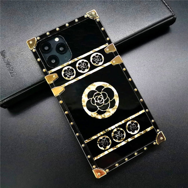 iPhone Case with Ring & Strap "Yin"