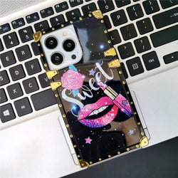 iPhone Case with Ring "Sweet"