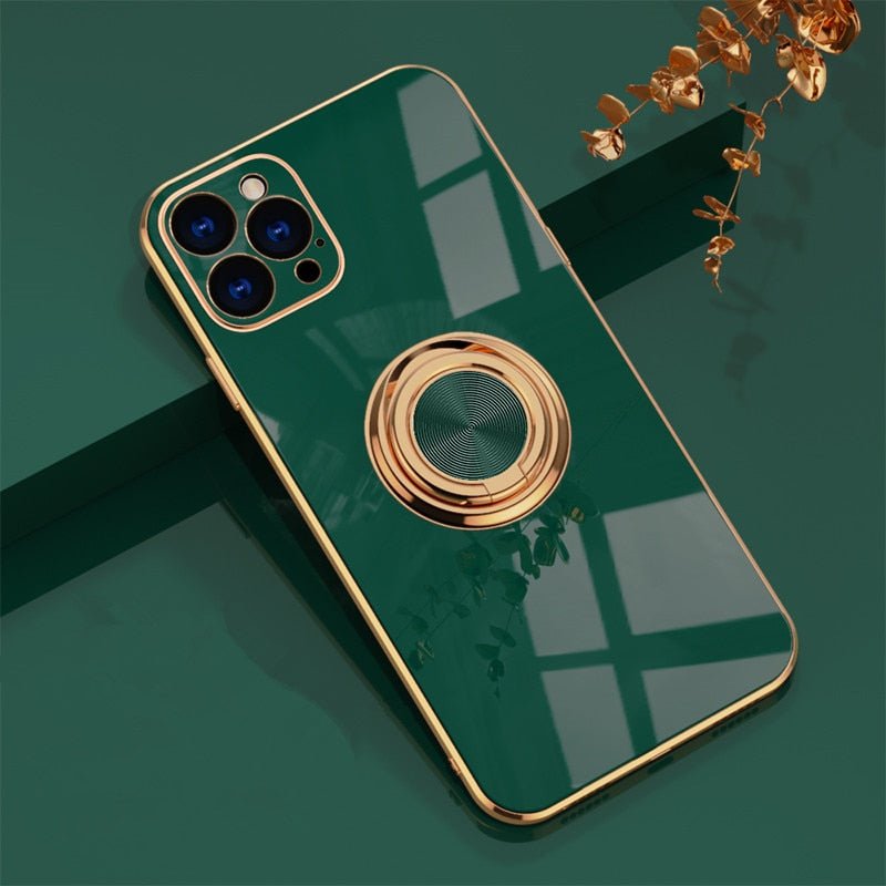 Luxury Ring Holder iPhone Case