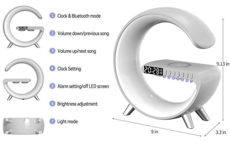 Multifunctional Wireless Charger Stand