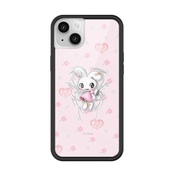 Pink Cute Bunny iPhone Case