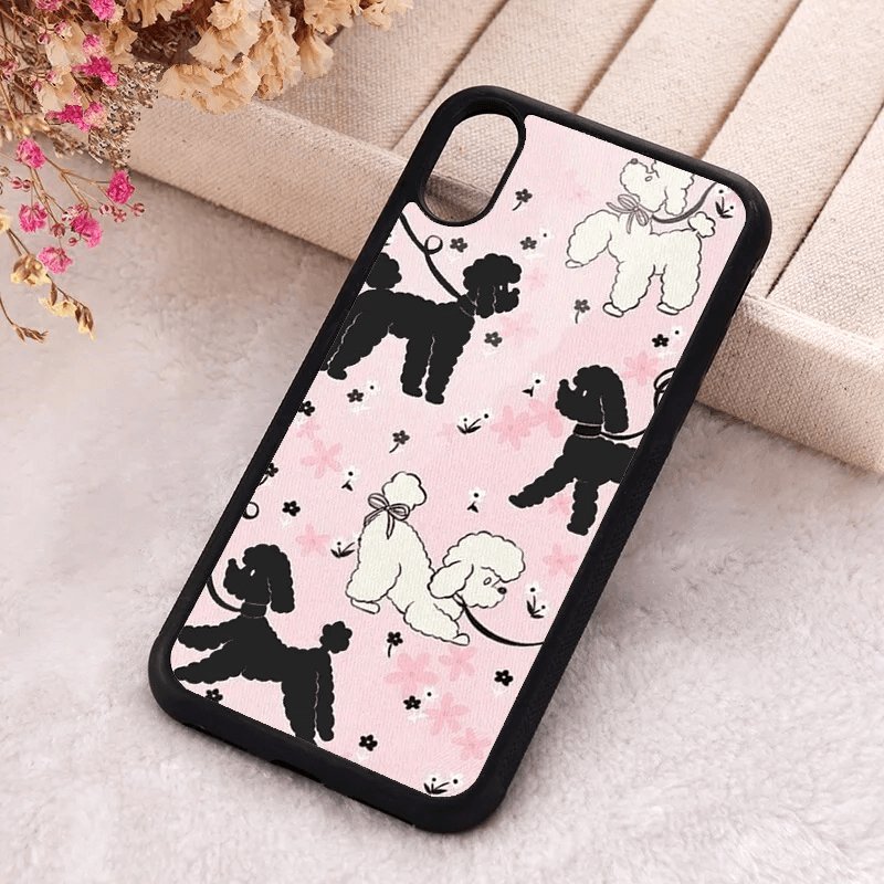 Poodle Doodles iPhone Case