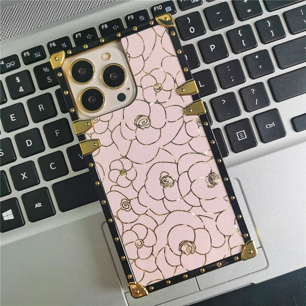 Samsung Case with Ring "Pink Rose"