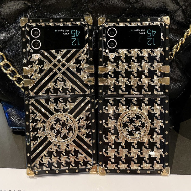 Samsung Z Flip Case "Black & Gold" collection