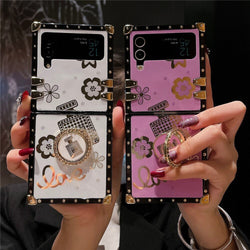 Samsung Z Flip Case "Perfume" with Ring