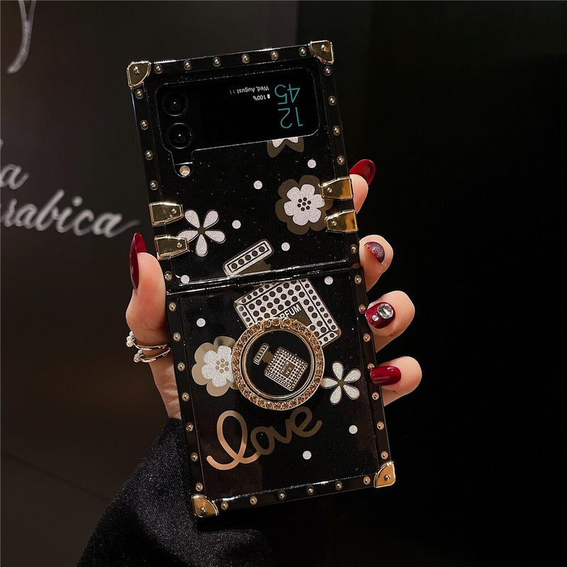 Samsung Z Flip Case "Perfume" with Ring