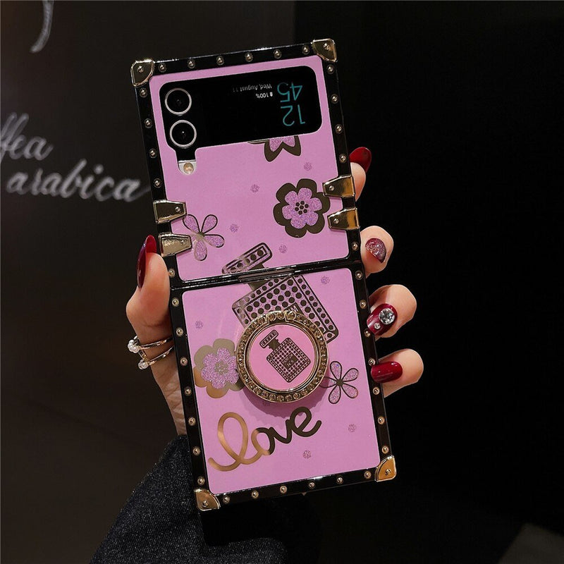 Samsung Z Flip Case "Perfume" with Ring