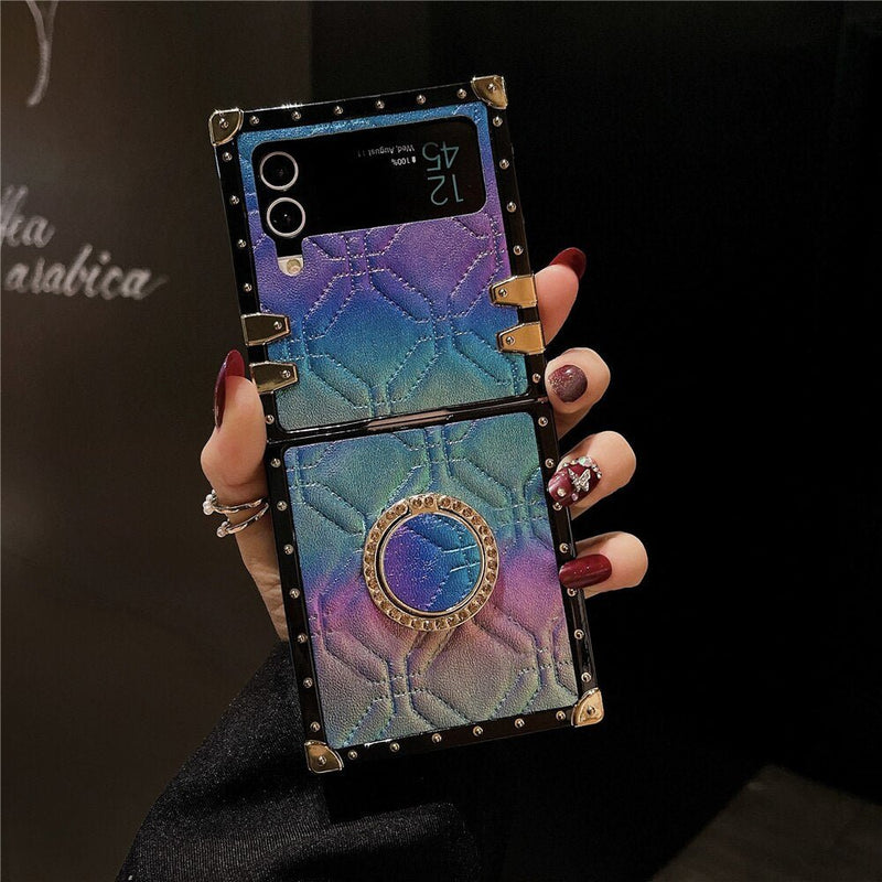 Samsung Z Flip Case with Ring "Embro Effect" Collection