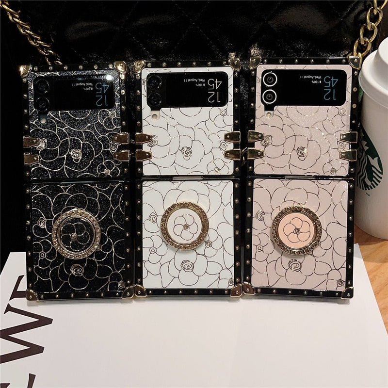 Samsung Z Flip Case with Ring "Rose" Collection